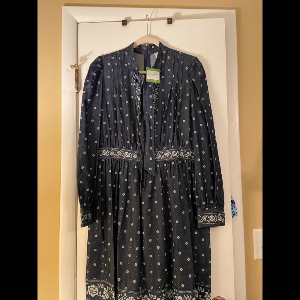 Kate Spade NWT Denim Dress size 12